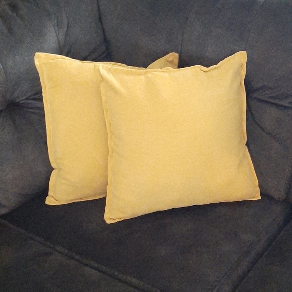 Yellow pillows